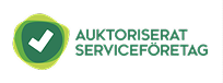 Auktoriserat serviceföretag logotyp